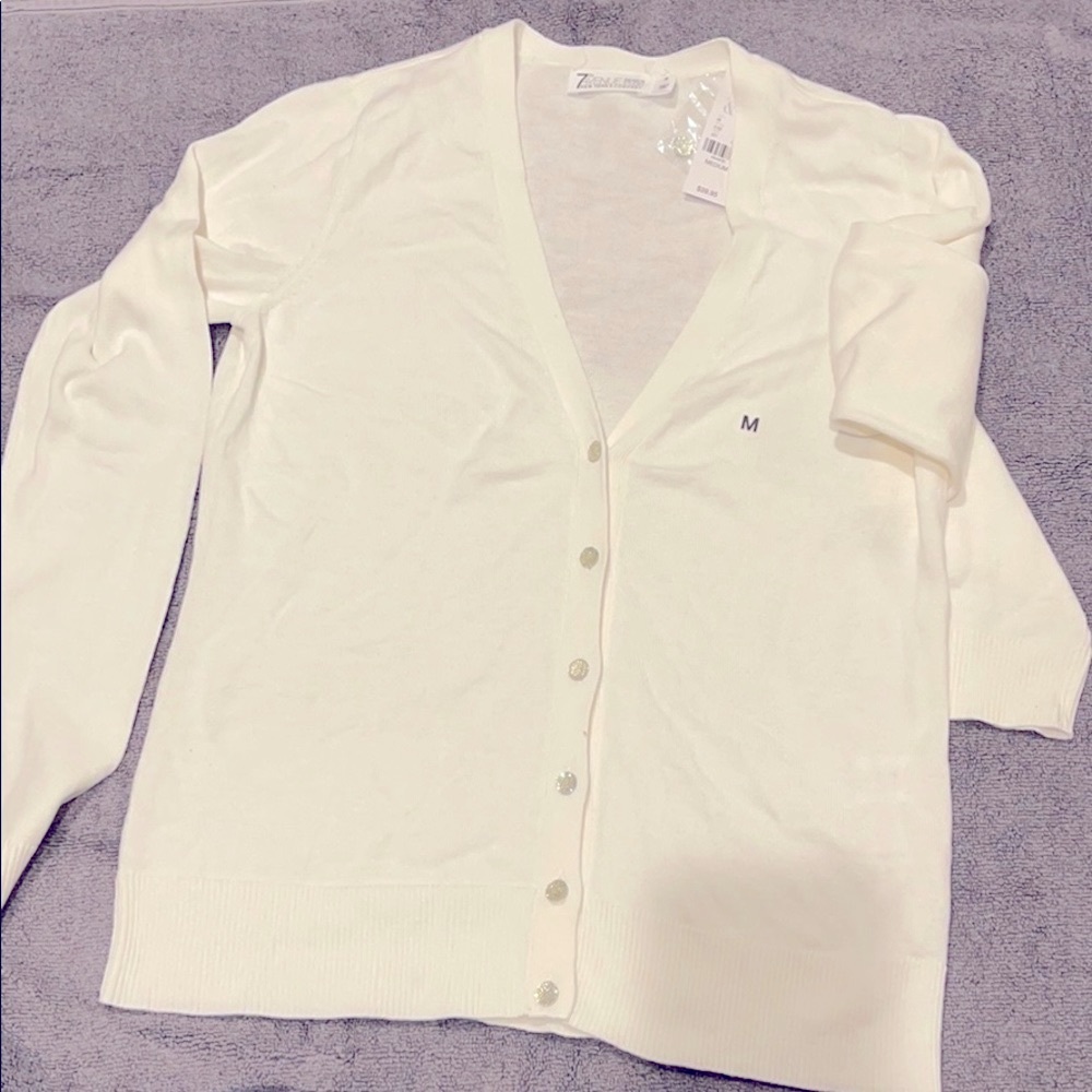 Very cute white cardigan